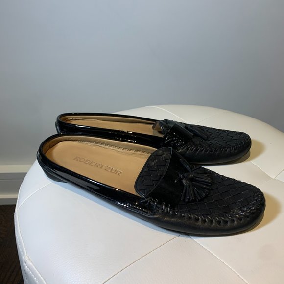 Robert Zur Black Leather Shoes - Picture 4 of 5
